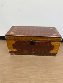 Paint Decorated Wood Box