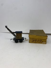 Leaman Tin Toy Crane Train Car