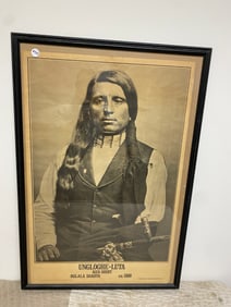 Antique Native American Poster