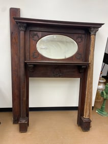 Antique Oak Mantle