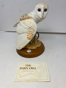 Franklin Mint Barn Owl