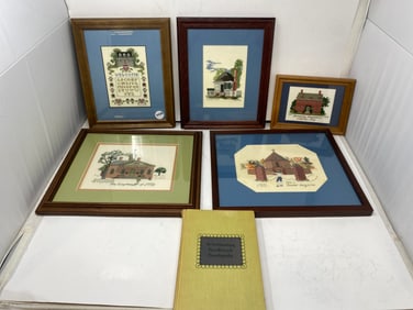 Selection of Framed Needlepoints