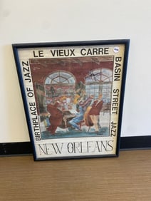 Signed New Orleans Jazz Poster