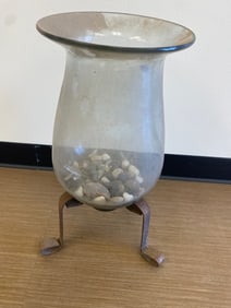 Glass Planter on Stand