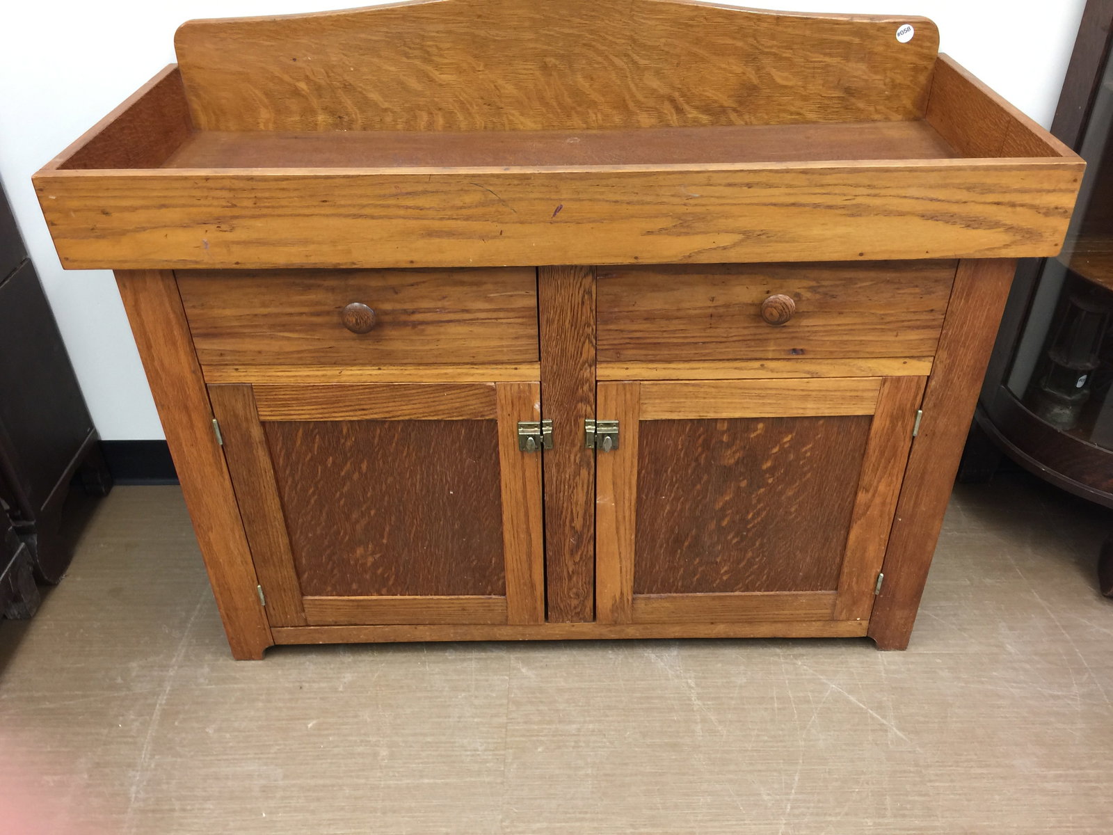 Antique Oak Dry Sink (1 of 6)