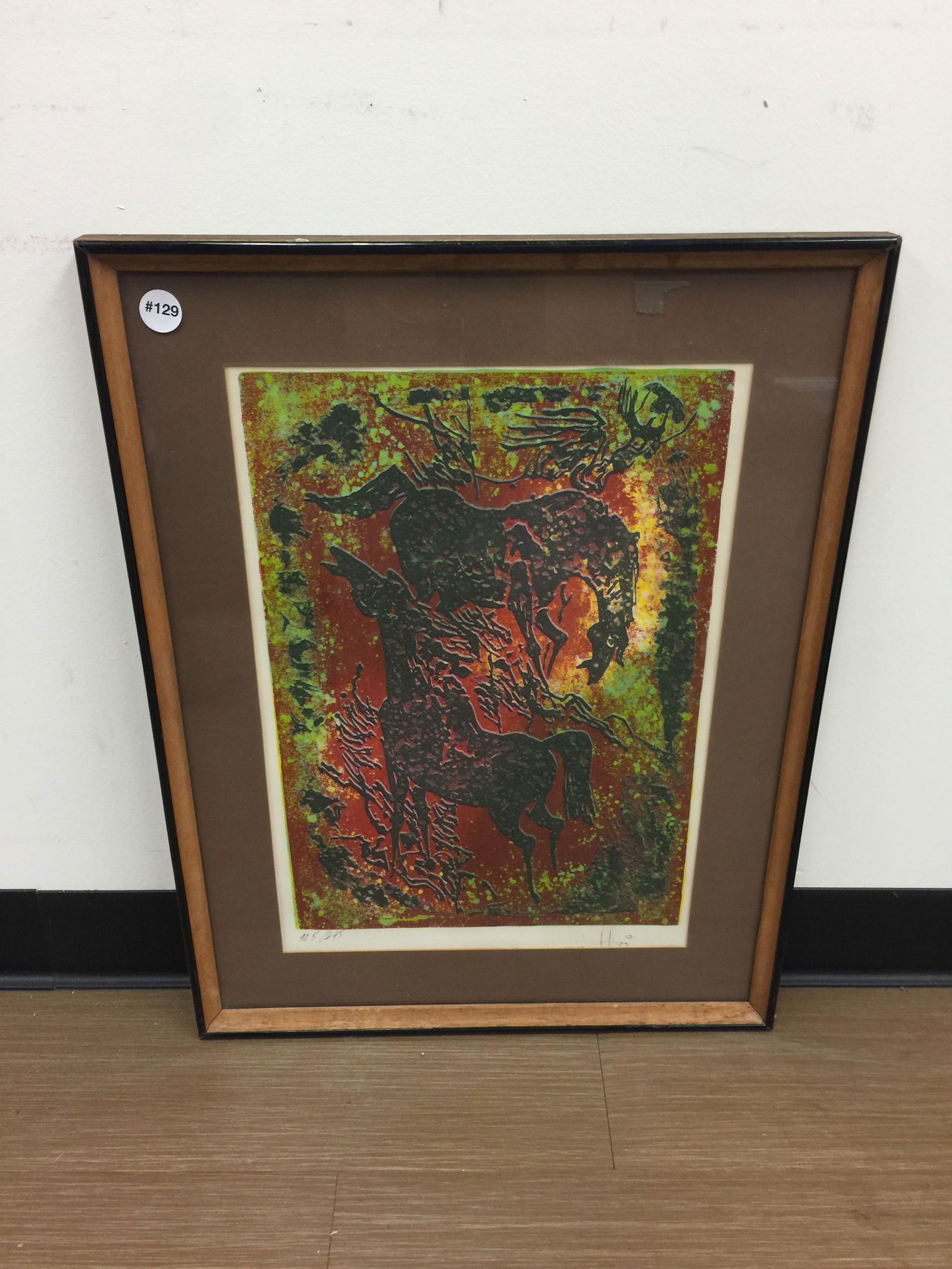 Lebadang Hoi "Two Horses" Lithograph (1 of 6)