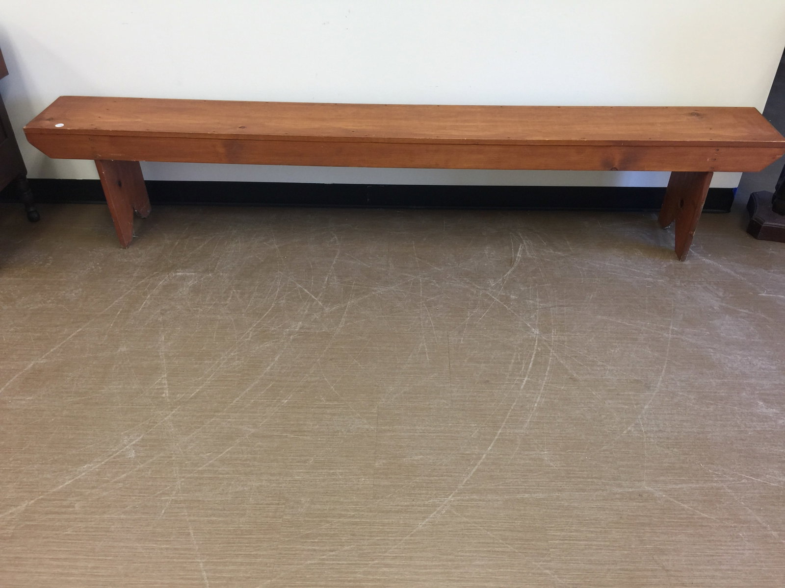 Softwood Bench: 18" x 96" x 12"