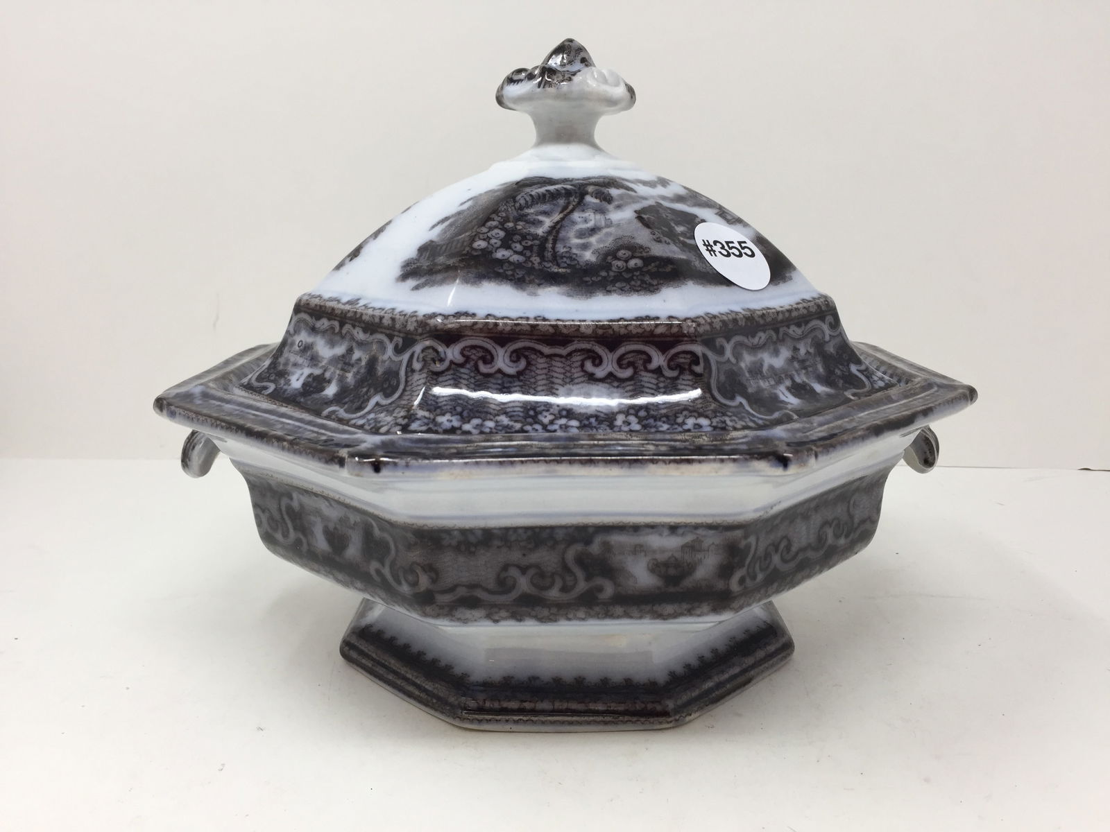 Washington Vase Transferware Tureen (1 of 4)