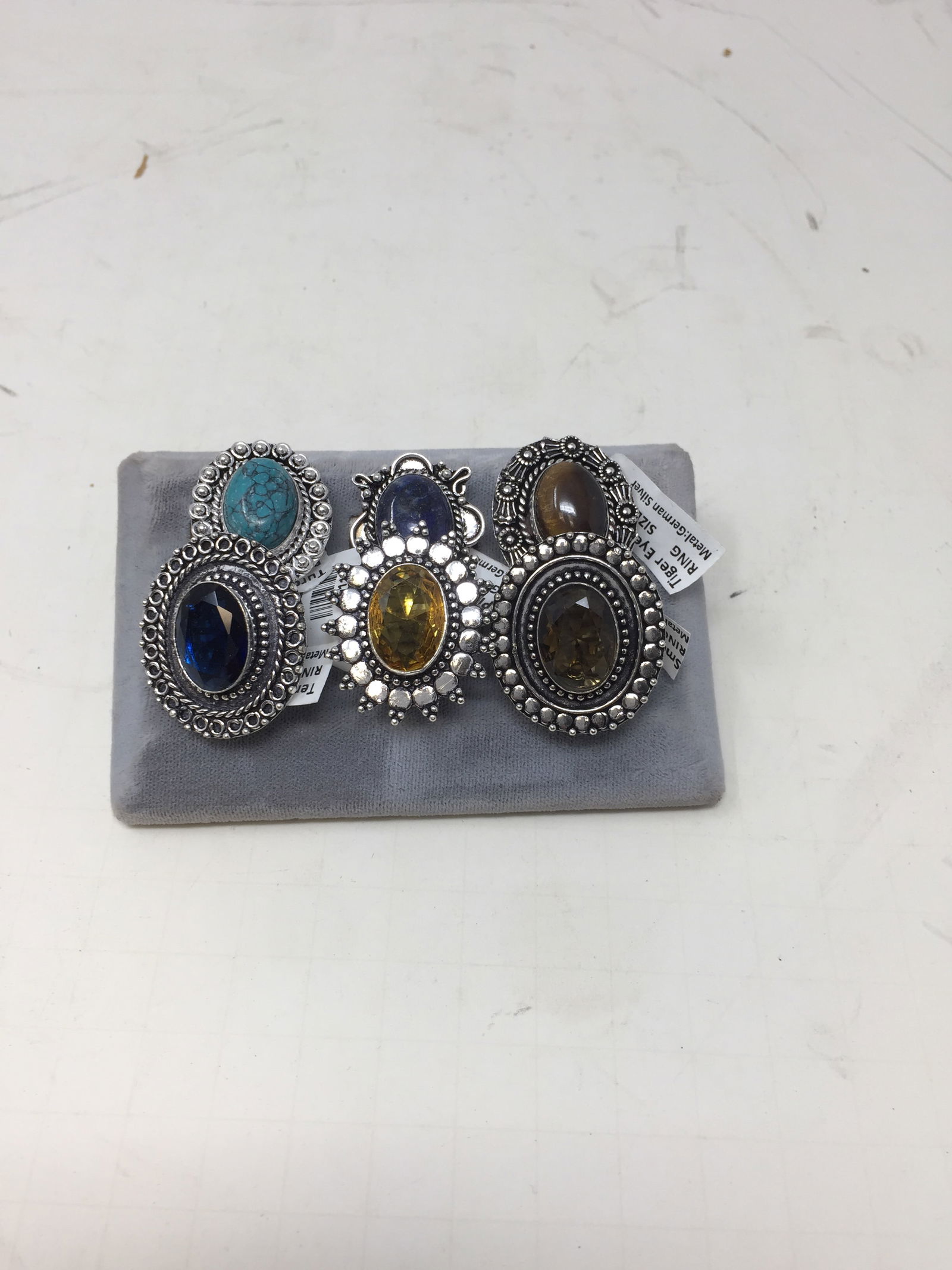 (6) German Silver Rings (1 of 5)