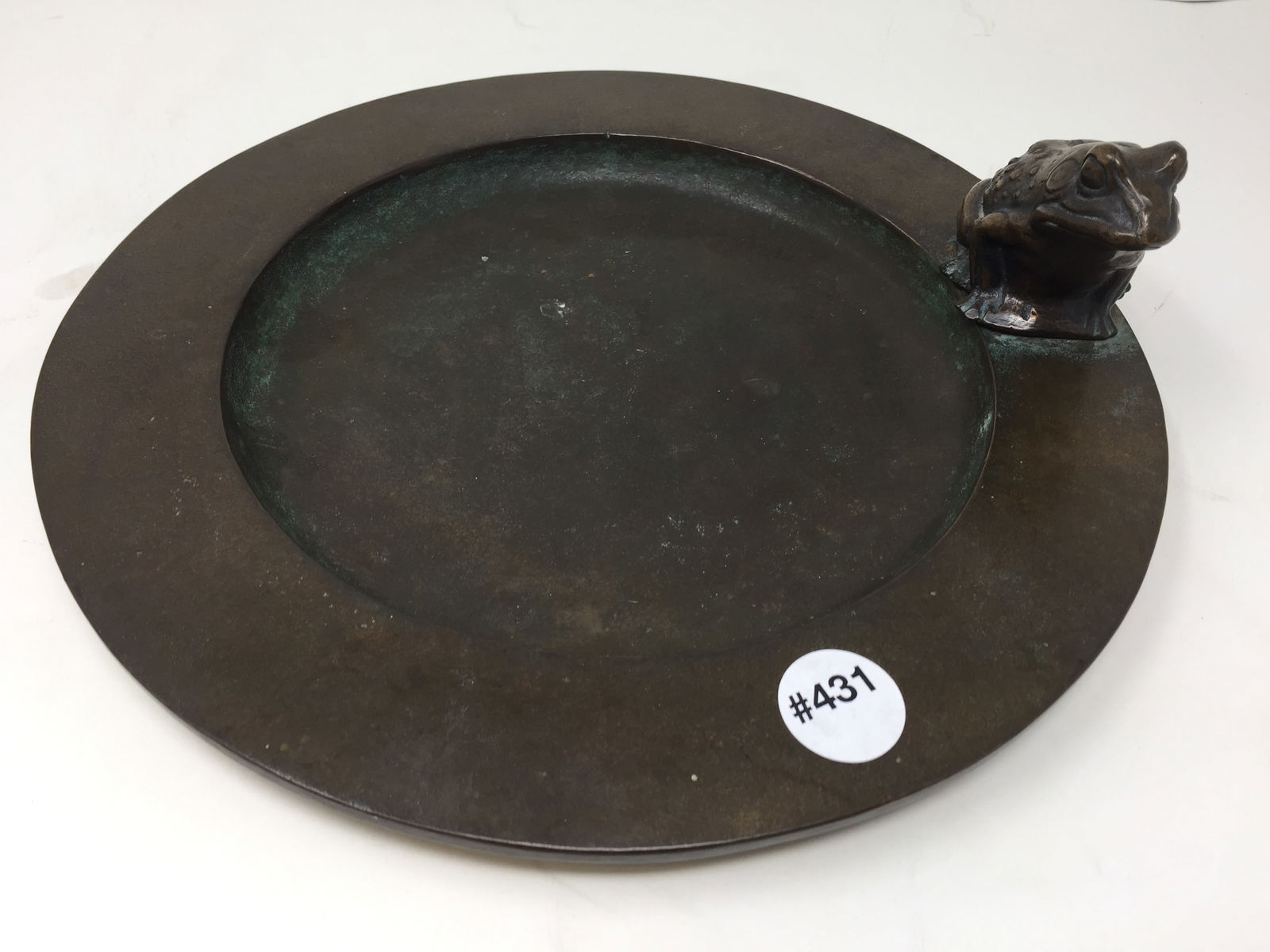 Art Nouveau Style Bronze Plate (1 of 3)