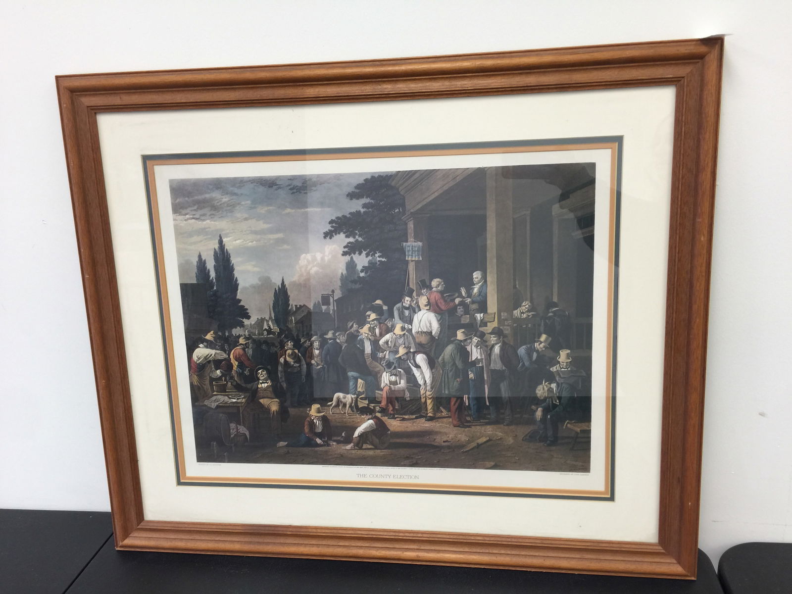 Print Tiled "The County Election" (1 of 8)