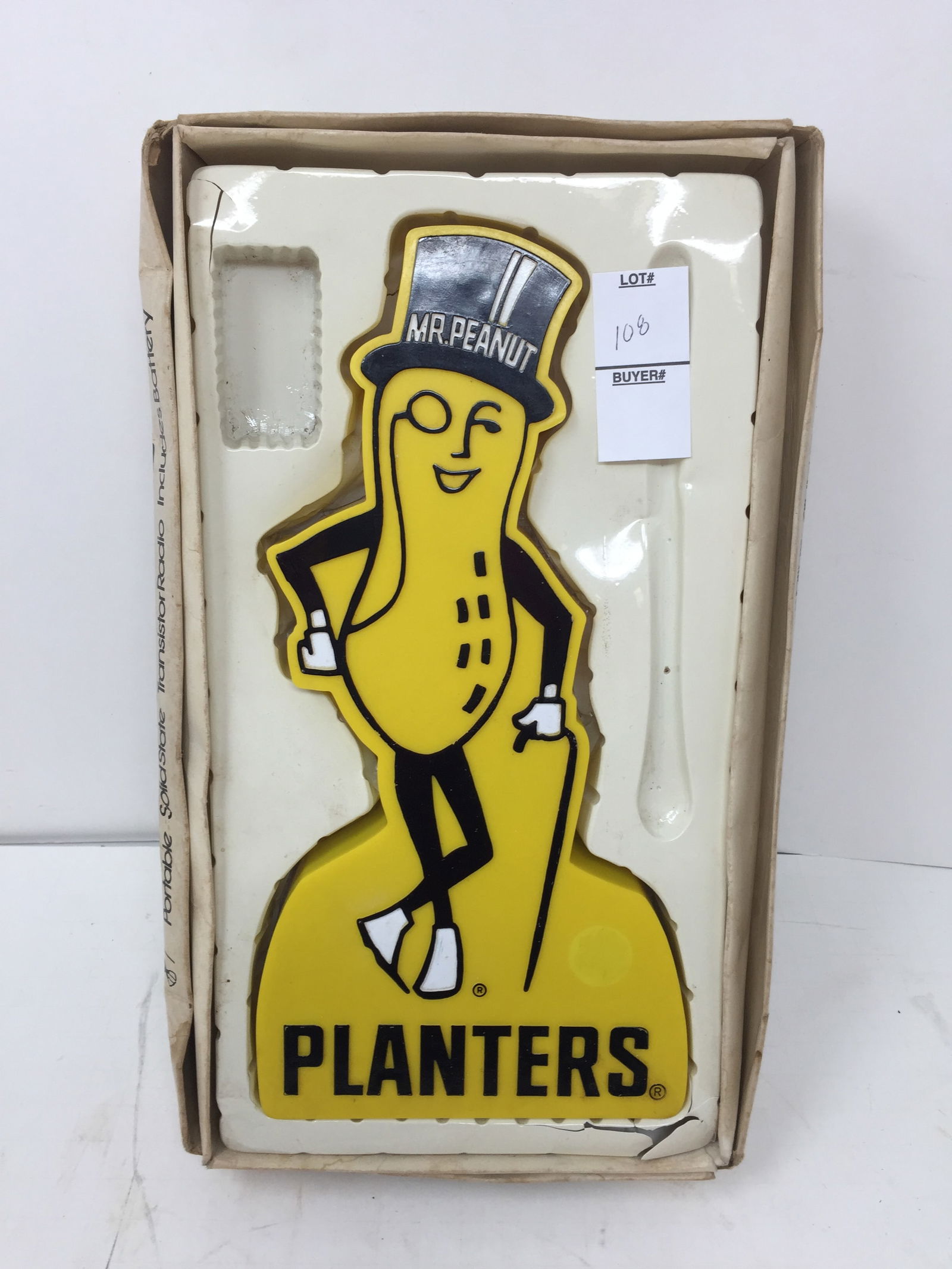 Vintage Mr. Peanut Radio in Original Box (1 of 5)