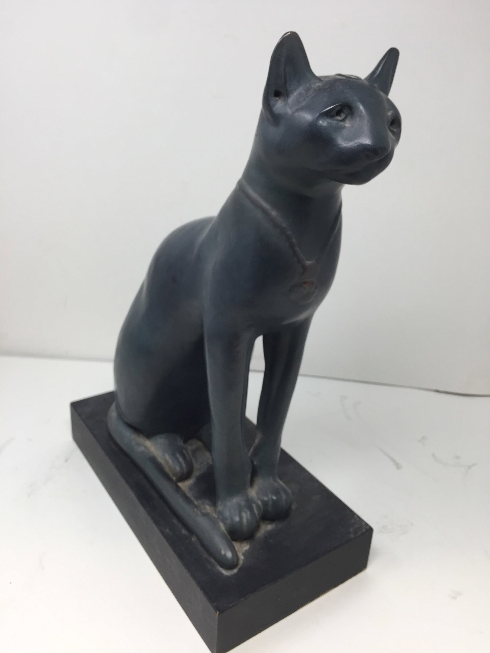 Bronze Cat: 15"H.