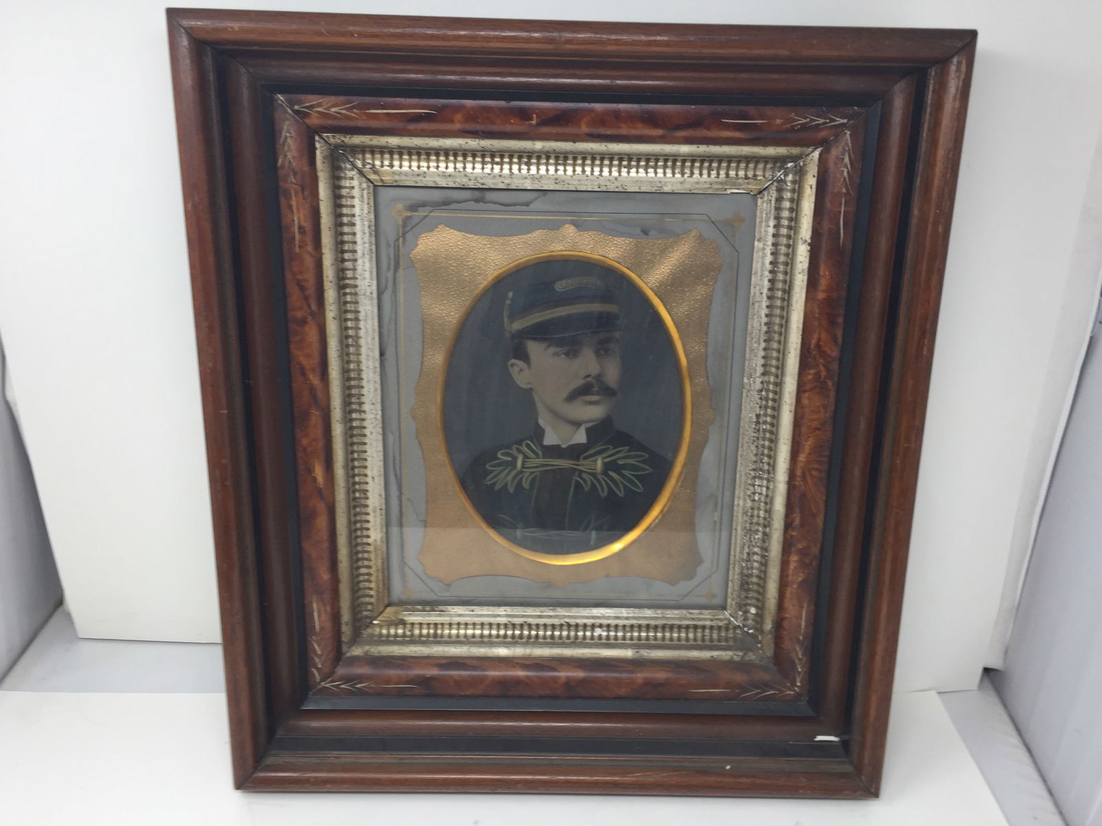 Large Framed Tintype Soldier (1 of 3)