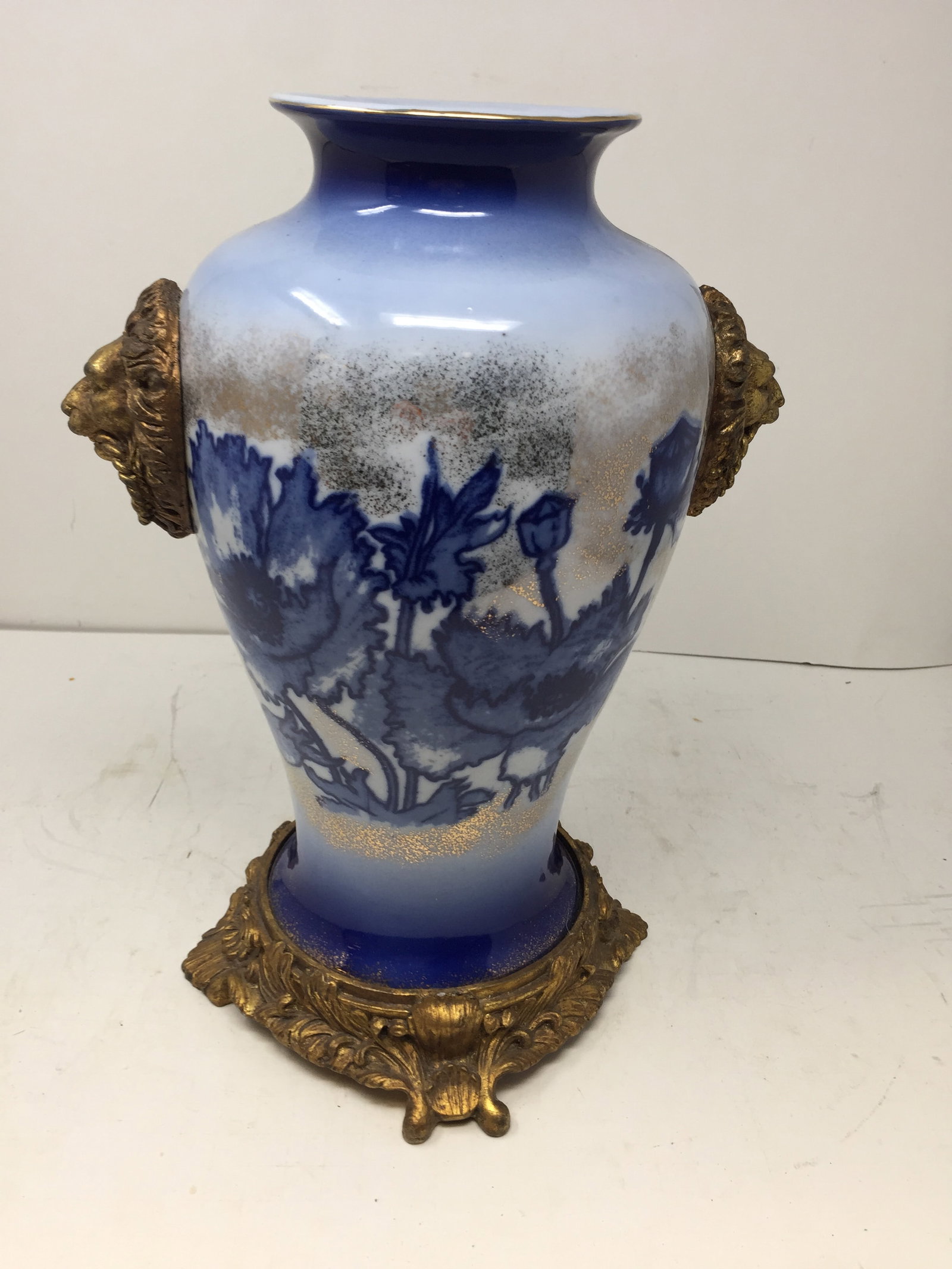 Staffordshire Blue Vase (1 of 6)