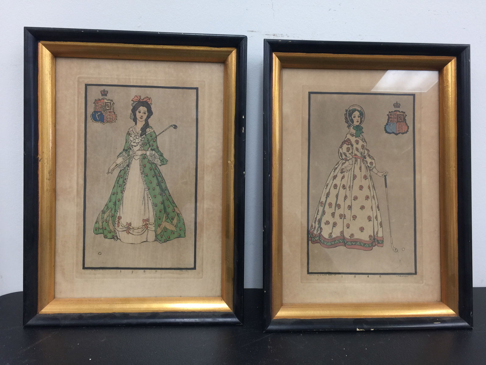 Pair of Vintage Lithograph (1 of 4)
