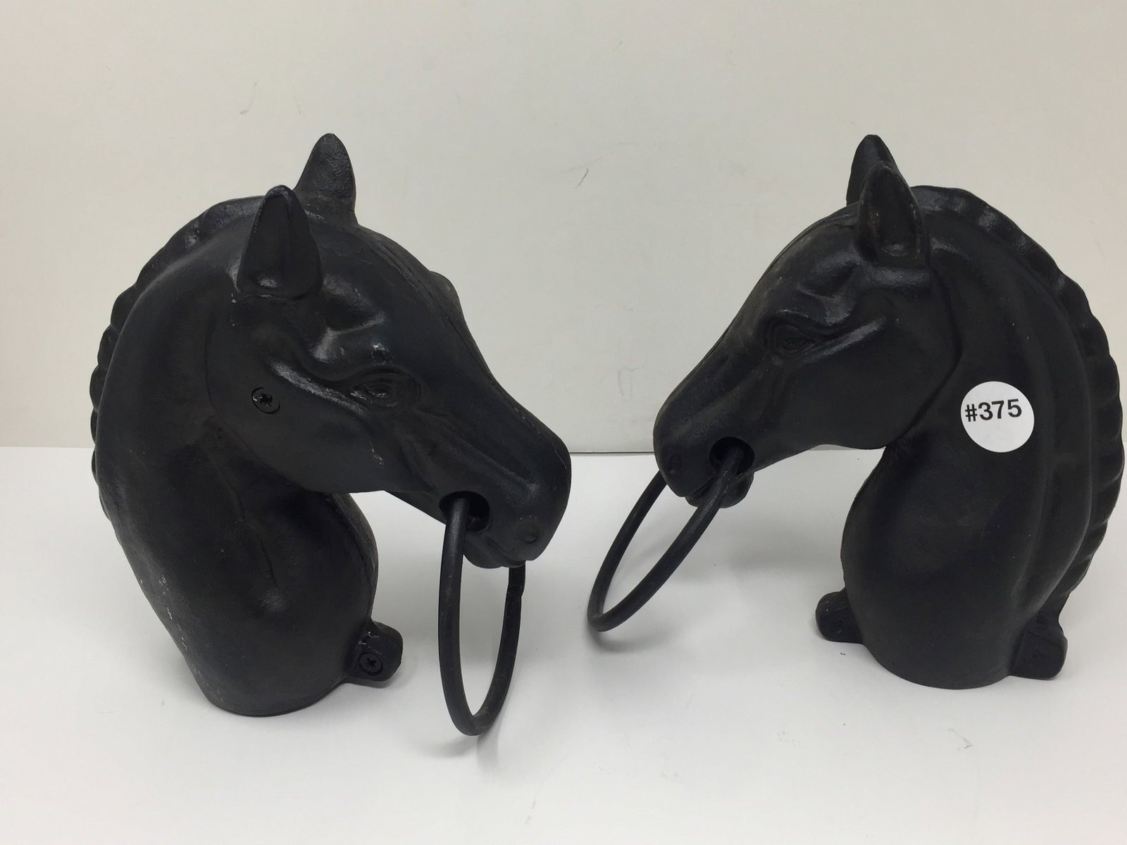 Pair of Cast Iron Hitching Posts (1 of 3)