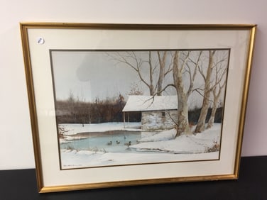 Signed Lithograph by Bob Timberlake
