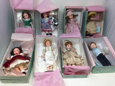 (8) Madame Alexander Dolls