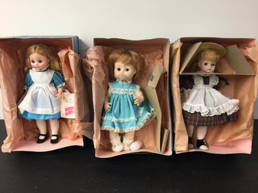(7) First Lady Madame Alexander Dolls