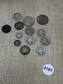Grouping of Vintage American Silver Coins