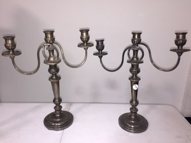 Sterling Weighted Candelabras