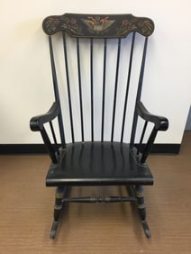 Antique Hand Painted Rocker