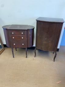 Mahogany Sewing & Music Cabinets
