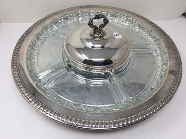 Silver Plate Lazy Susan