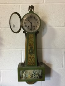 Decorated Gilbert Banjo Clock