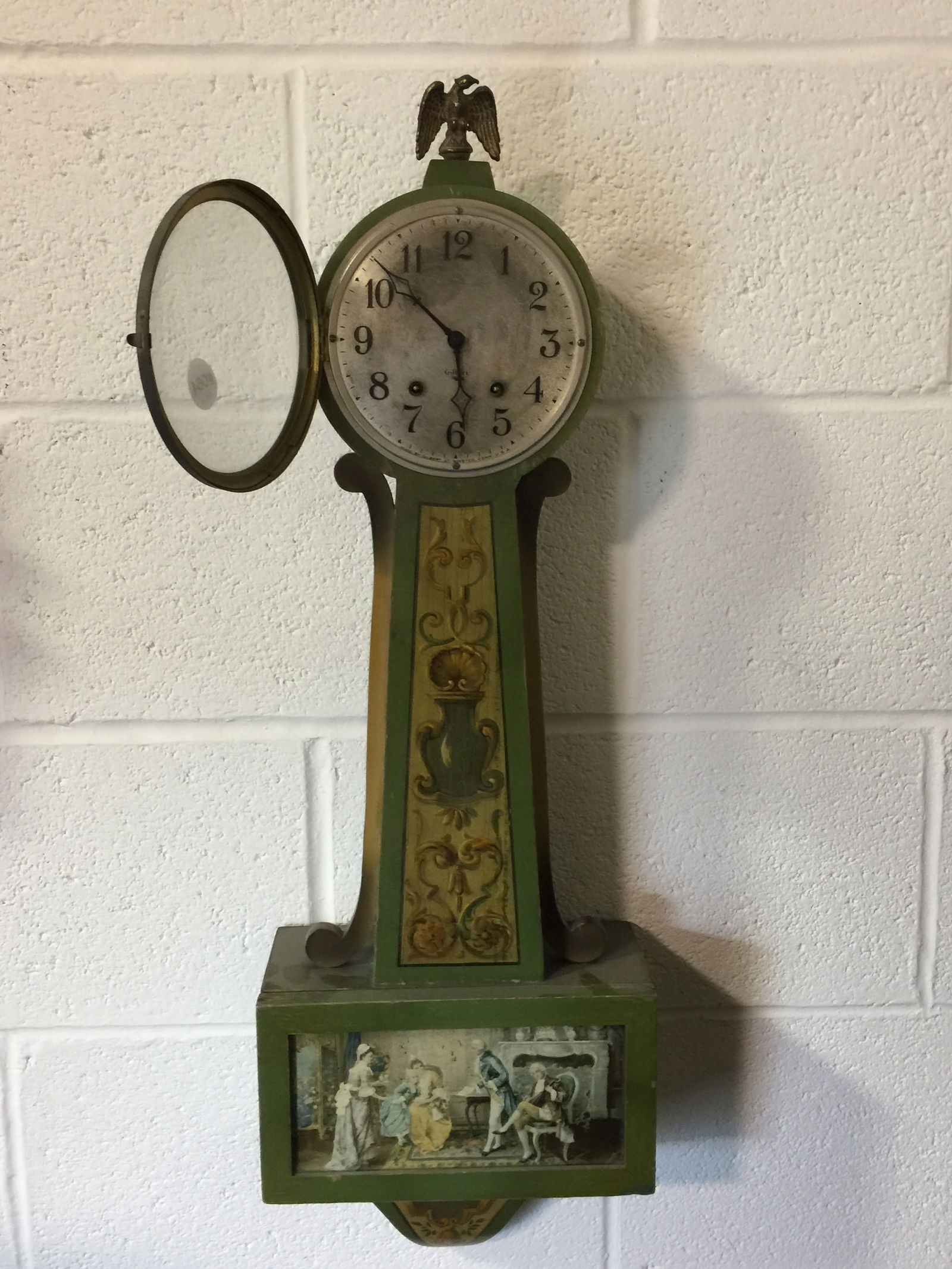 Decorated Gilbert Banjo Clock (1 of 5)