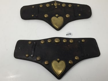 Pair of Antique Harness Breastplates
