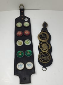 Horse Collar Bridle Buttons