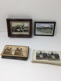 Stereo View Cards & Watercolor