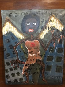 Signed Outsider Art Painting