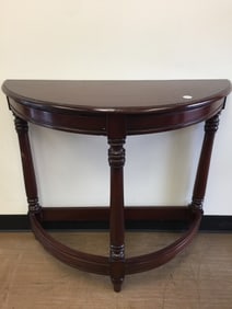 Mahogany Demi-Lune Table