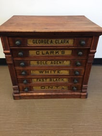 Clarks 6 Drawer Spool Cabinet