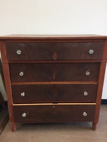 Mahogany Sheraton Chest