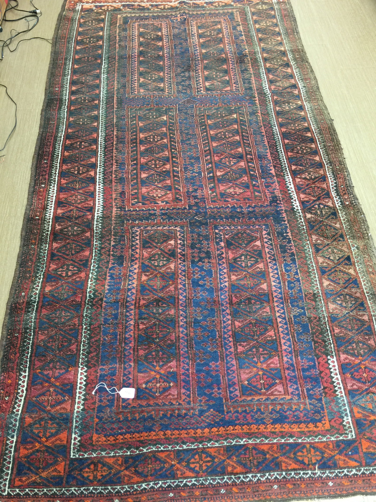 Antique Oriental Runner: 98" x 51"