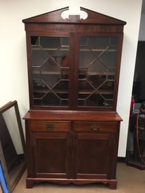 Antique Mahogany China Cabinet