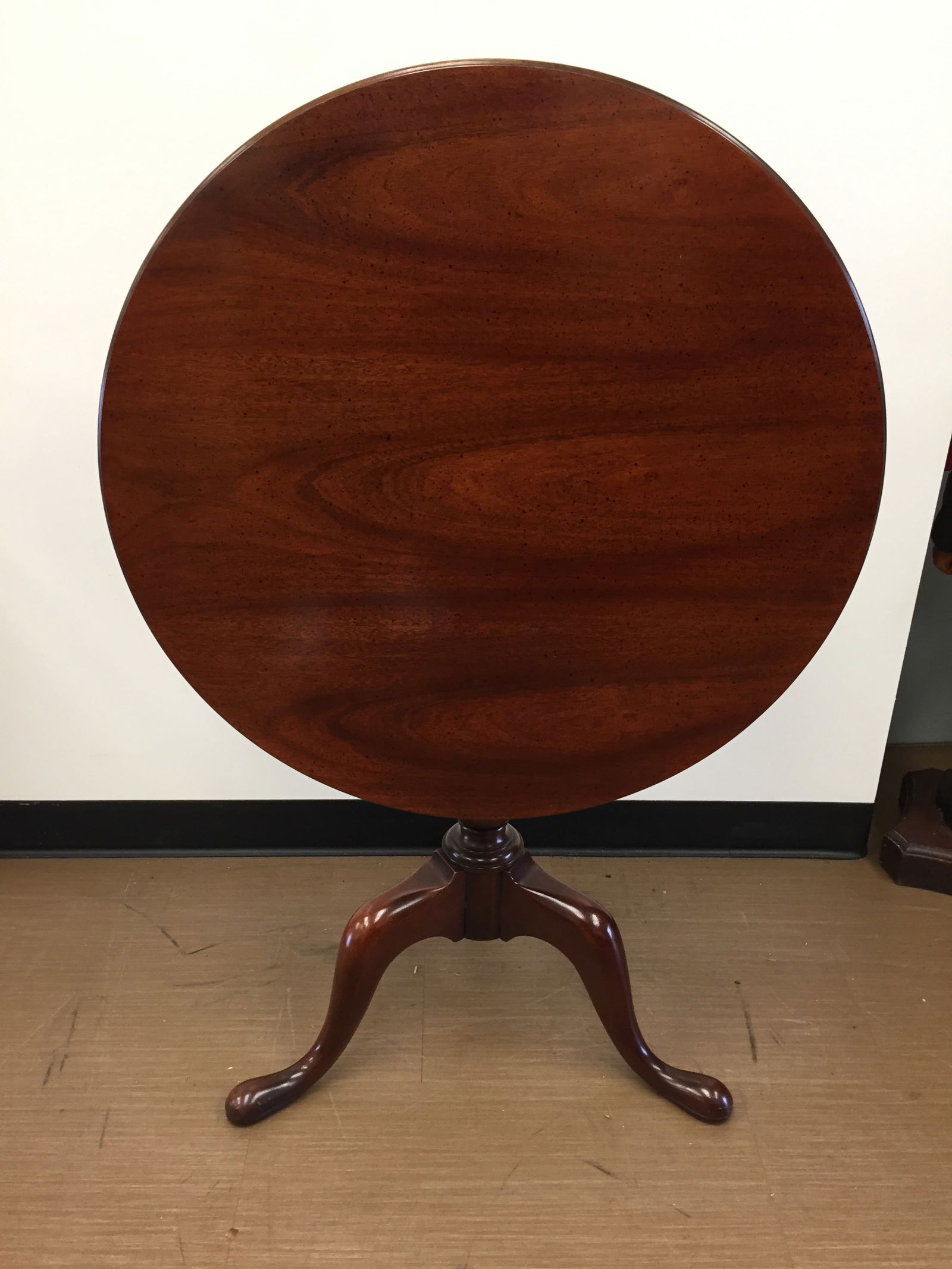 Walnut Tilt Top Table with Birdcage (1 of 3)