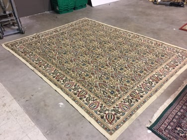 Antique Room Size Needlepoint Carpet