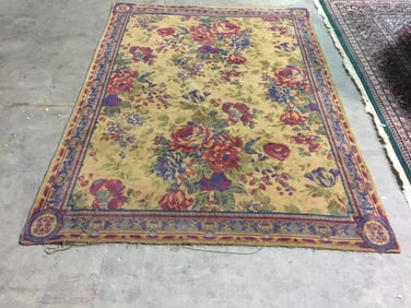 Antique Needlepoint Carpet