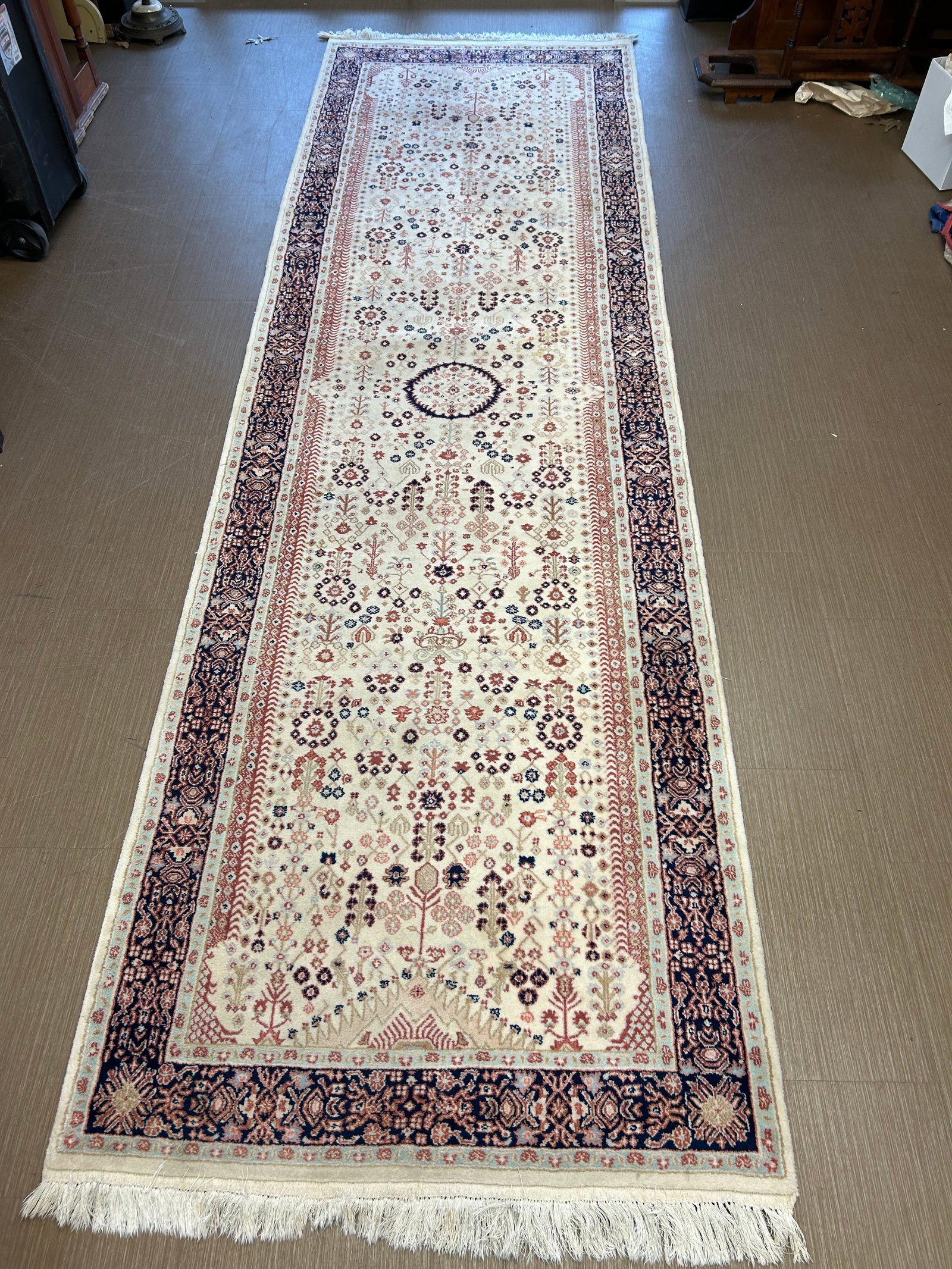 Oriental Runner: 165" x 50", hand made