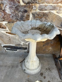 Concrete Birdbath