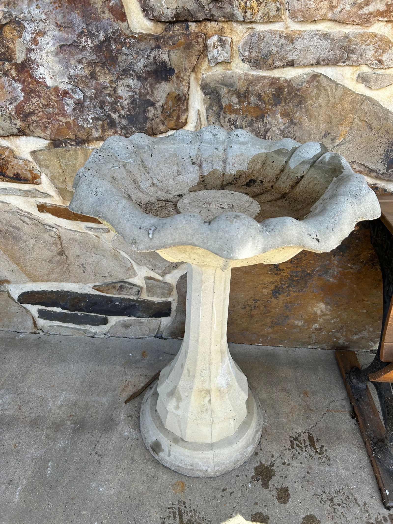 Concrete Birdbath (1 of 4)