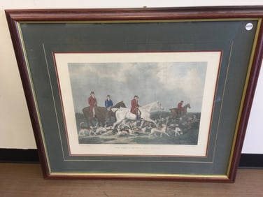 Fox Hunt Engraving