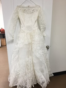 Vintage Wedding Dress & Veil