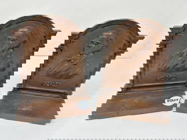 Pair Bradley & Hubbard Bookends (1 of 4)