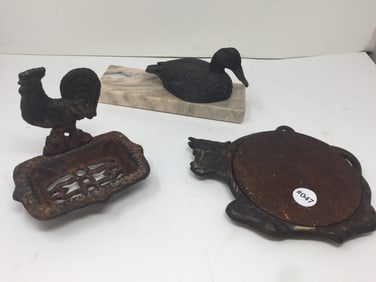 Cast Iron and Bronze